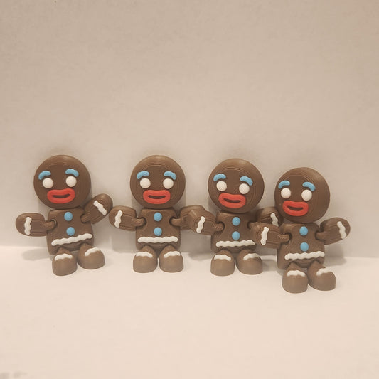 Mini Gingerbread Man Keychain