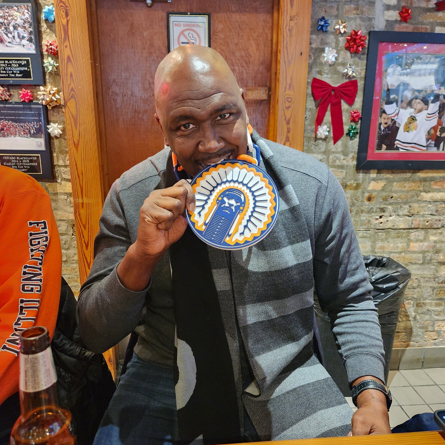 Custom Giant Team Logo Necklace - Gameday Edition