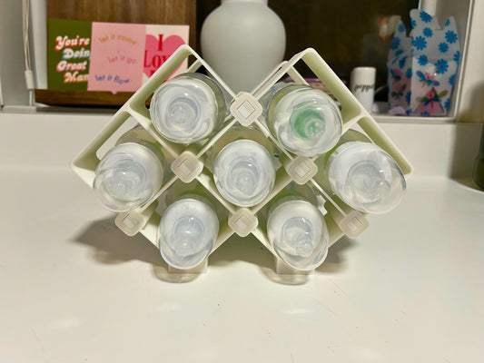 Baby Bottle Storage Rack – Holds 8 Bottles (Fits Dr. Brown’s Narrow)