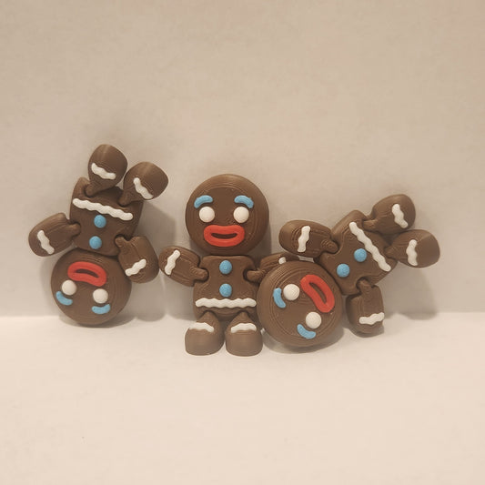 Mini Gingerbread Man Keychain